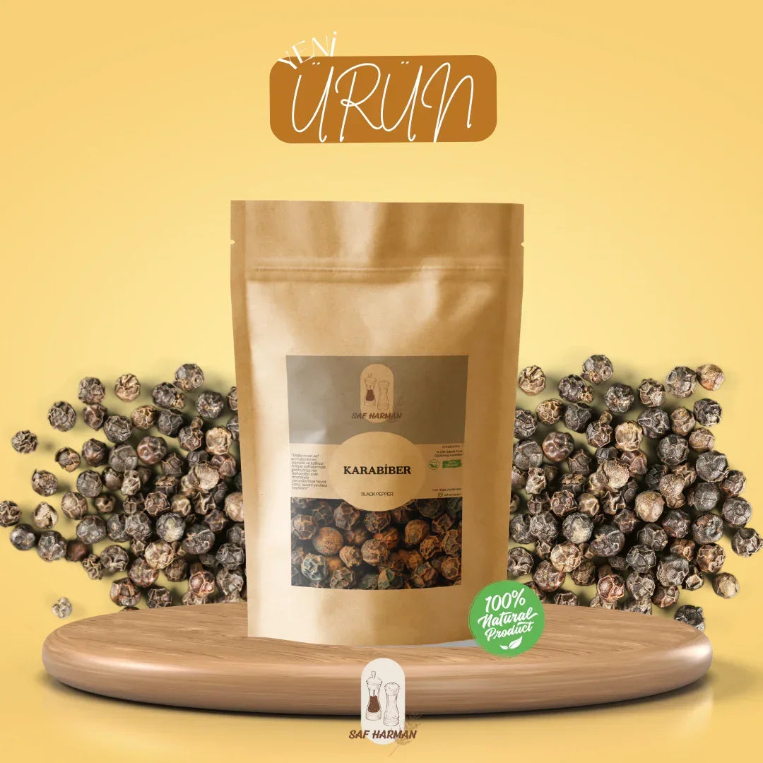 Saf Harman Karabiber 200g | Doğal ve Taze Baharat - Saf Harman