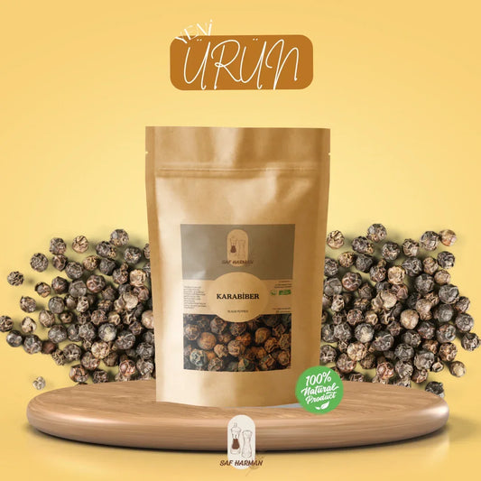 Saf Harman Karabiber 200g | Doğal ve Taze Baharat - Saf Harman